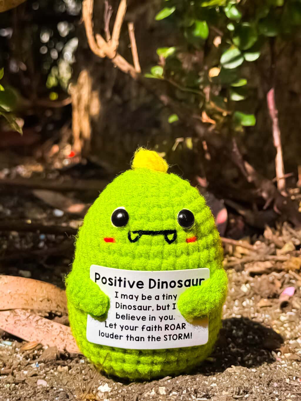 Emotional Support Dinosaur – Knits & Knots