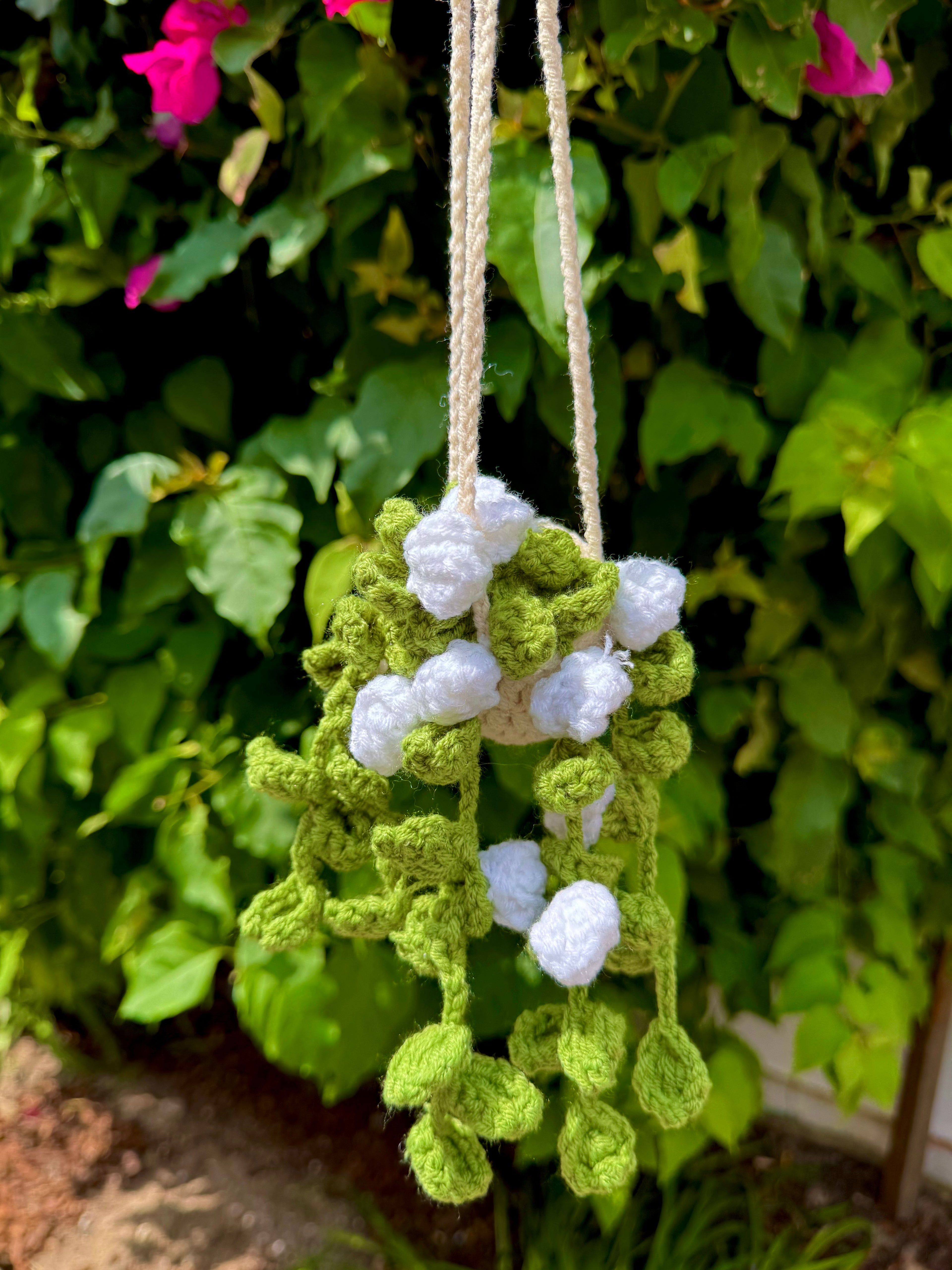 Hanging Plant Car Accessory