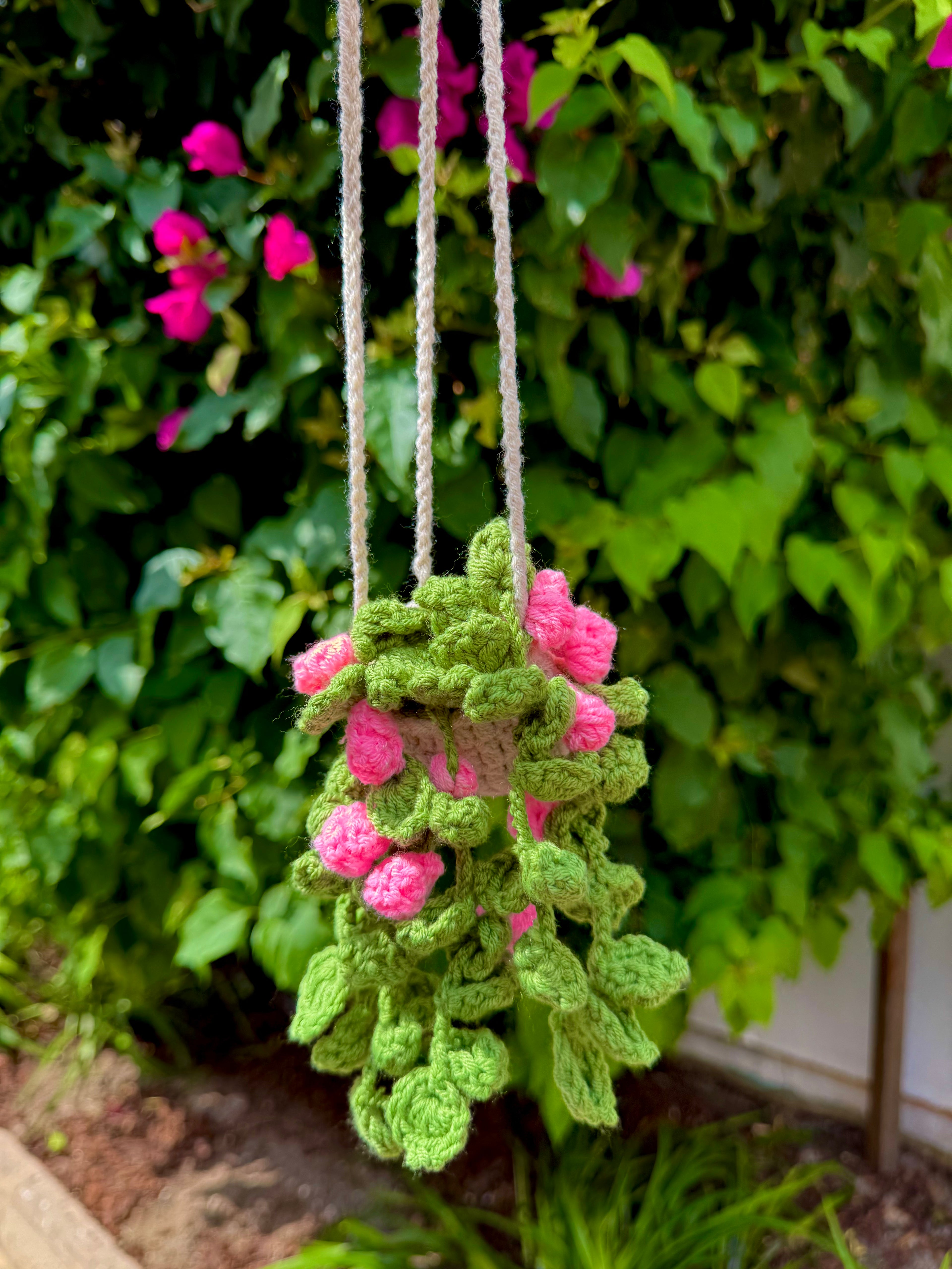 Hanging Plant Car Accessory