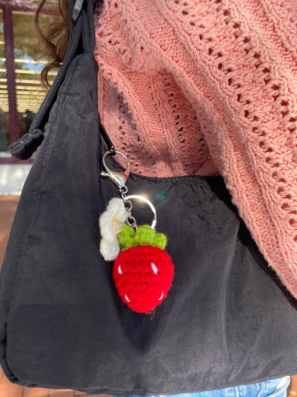 Strawberry Keyring